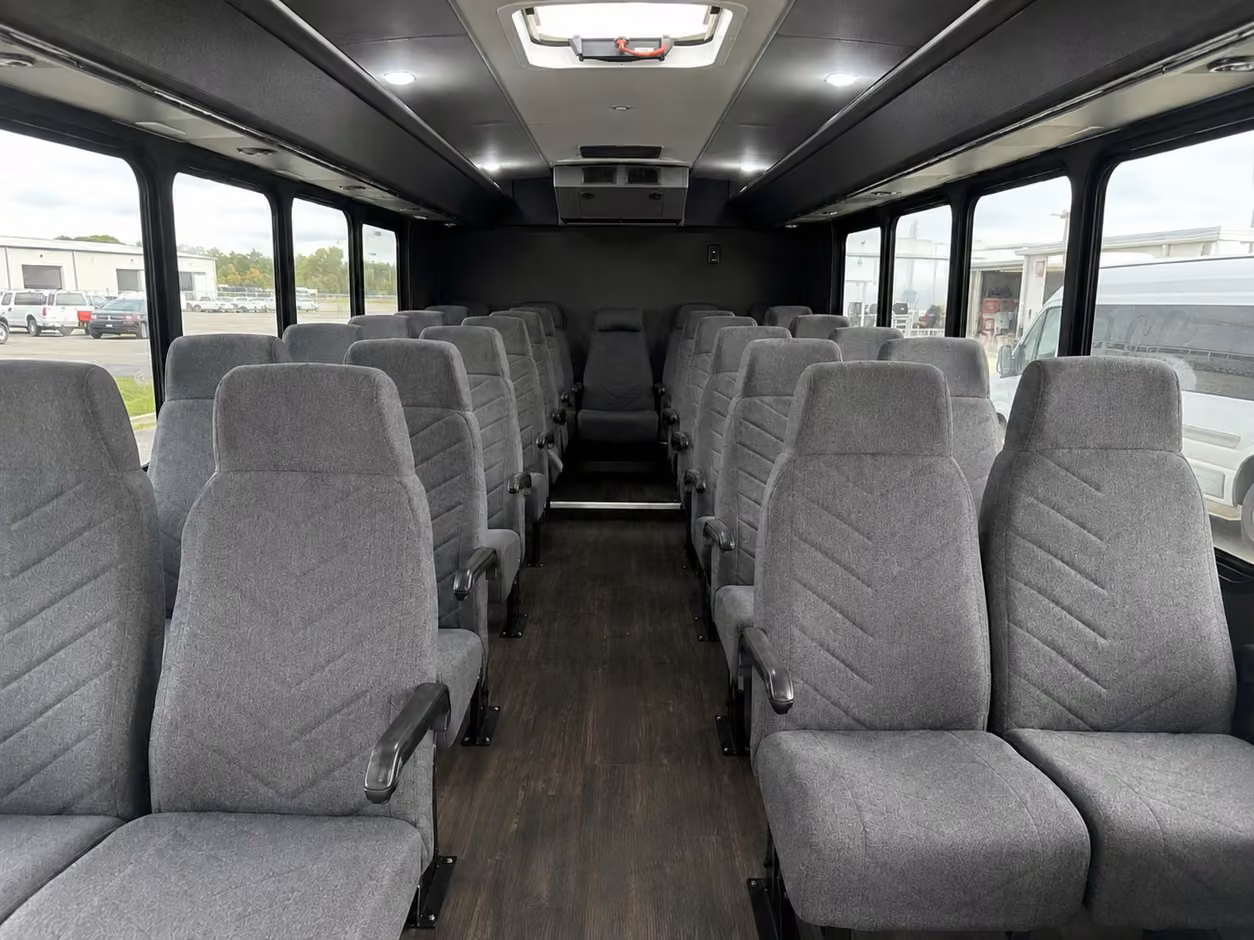 25 passenger minibus interior