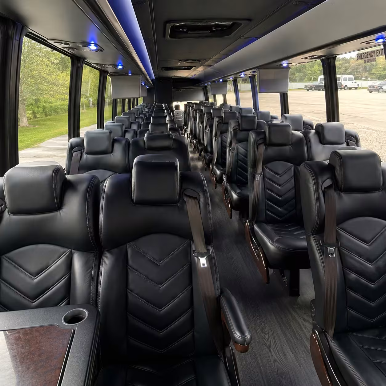28 passenger minibus inside