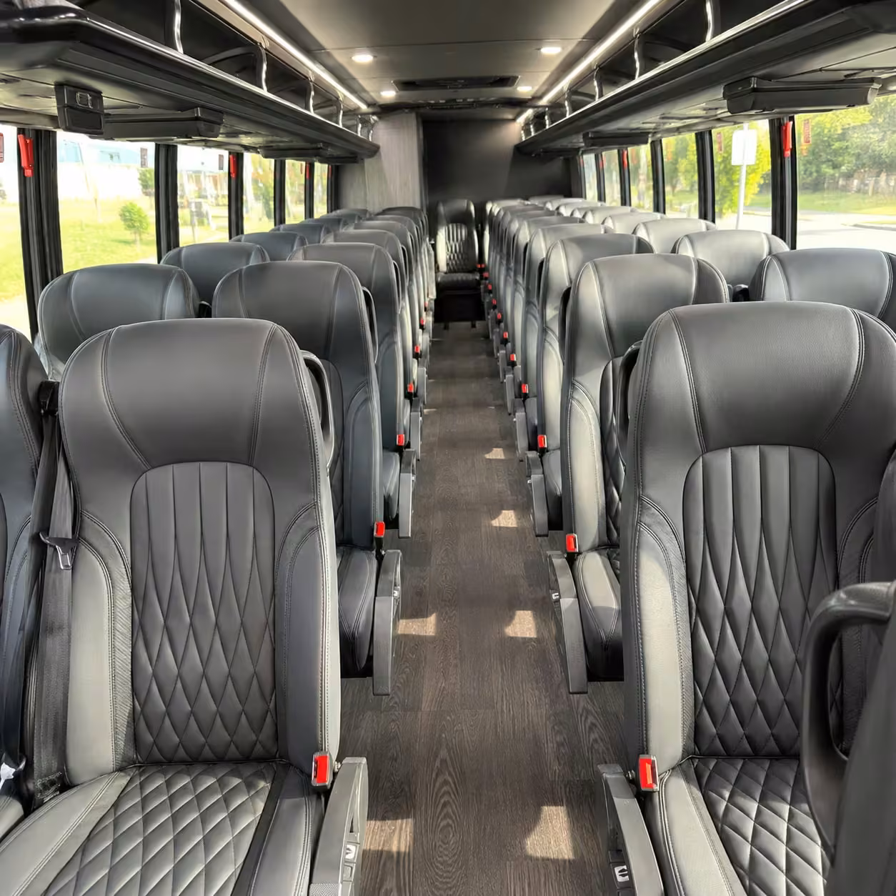 30 passenger minibus inside