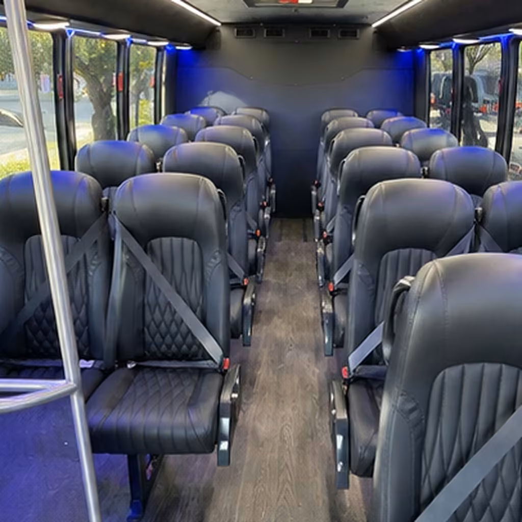 30 passenger minibus interior