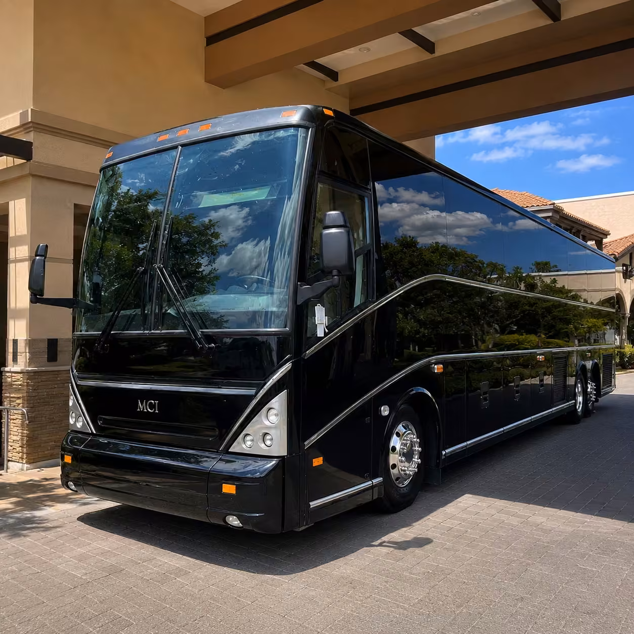 mesa charter bus exterior