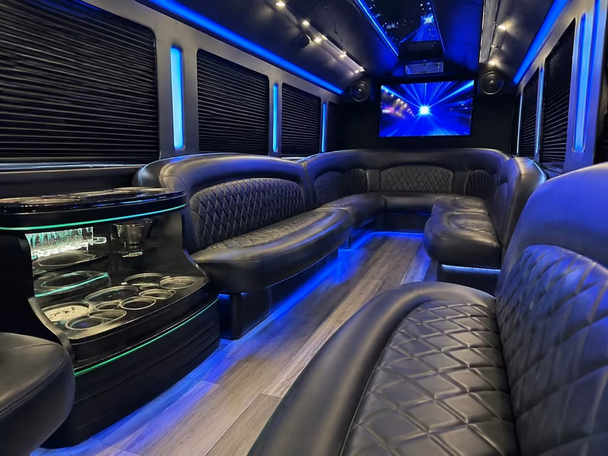 mesa party bus interior