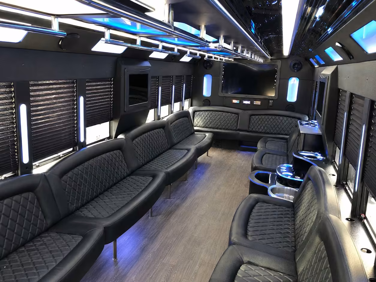 party bus interior