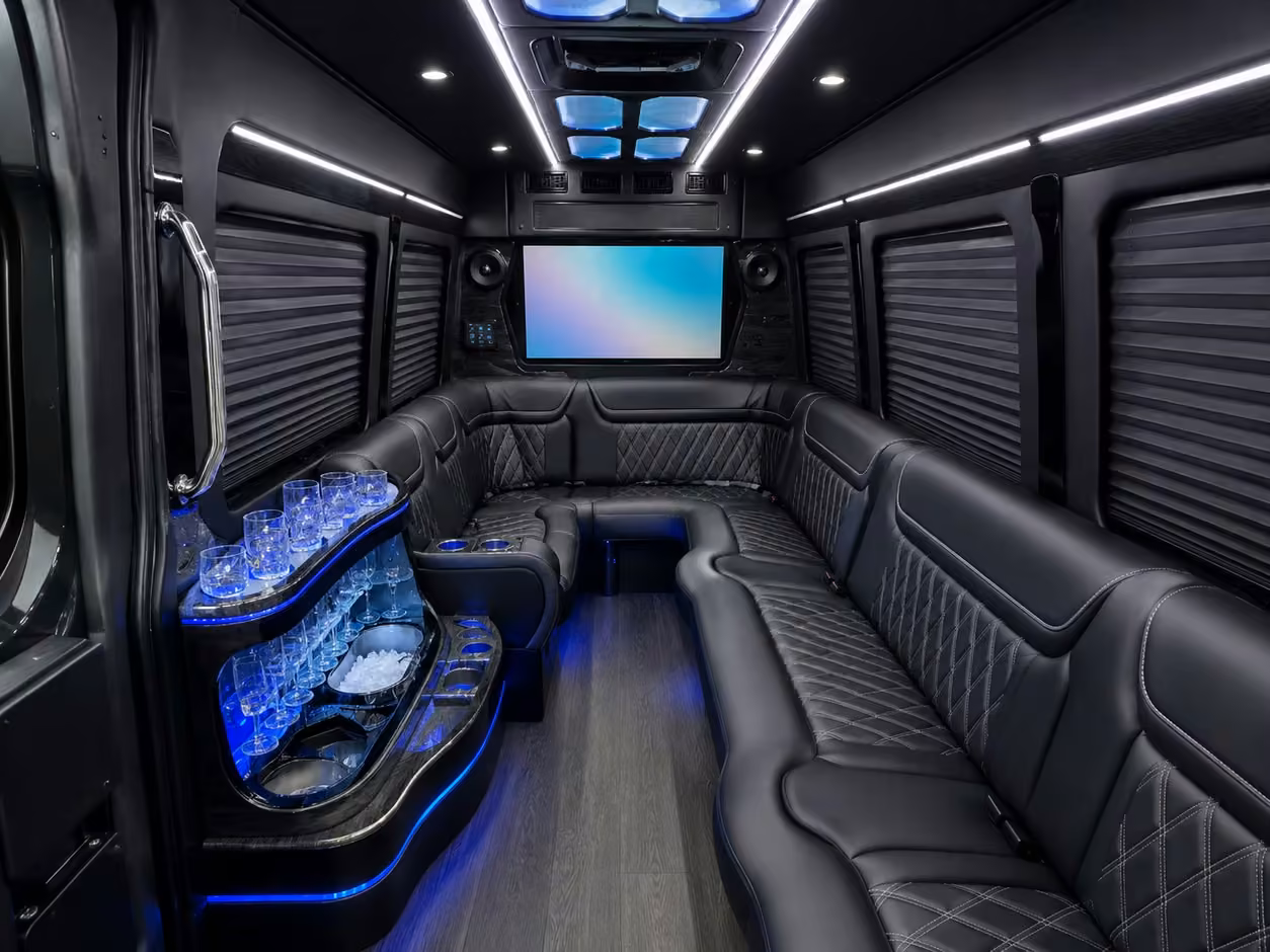 sprinter limo inside